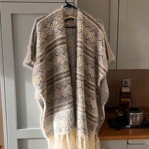 Care of You shawl/sweater. One size, made in France.